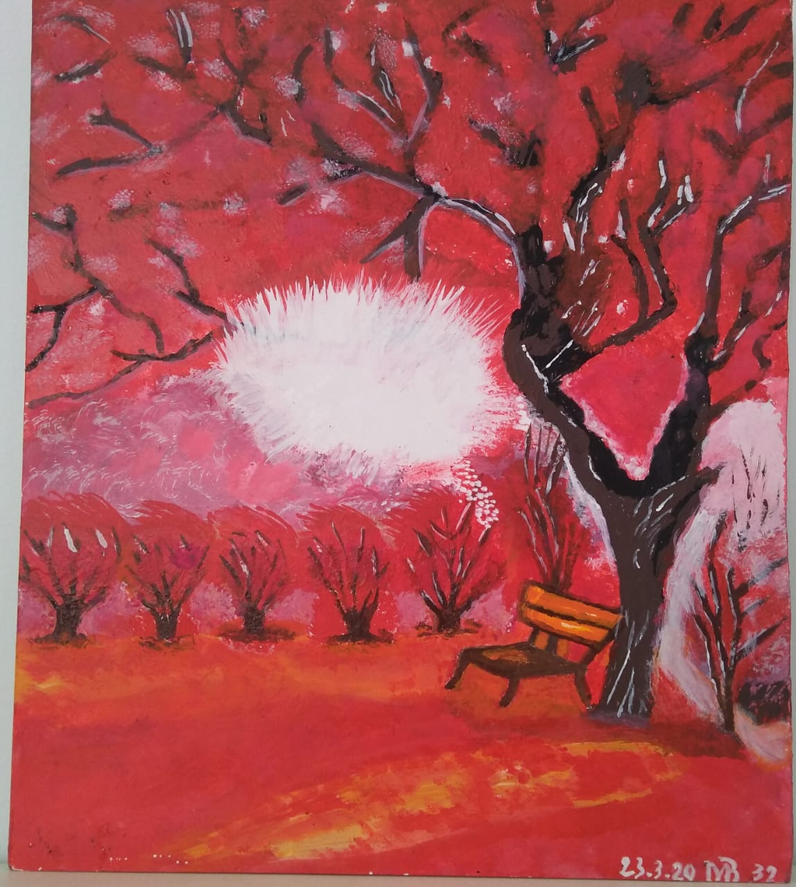 “Rojo atardecer” – Blanca Morales